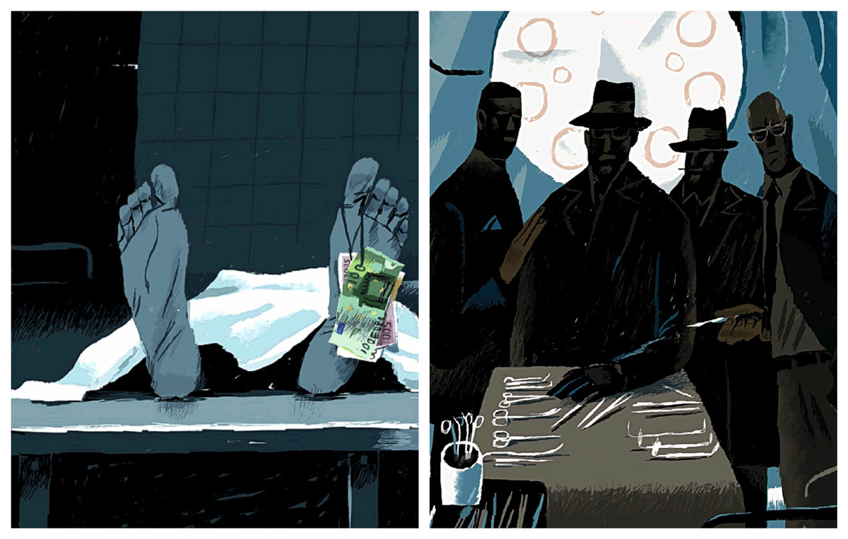Mafia e ospedali - Illustrazioni di Sergiy Maidukov