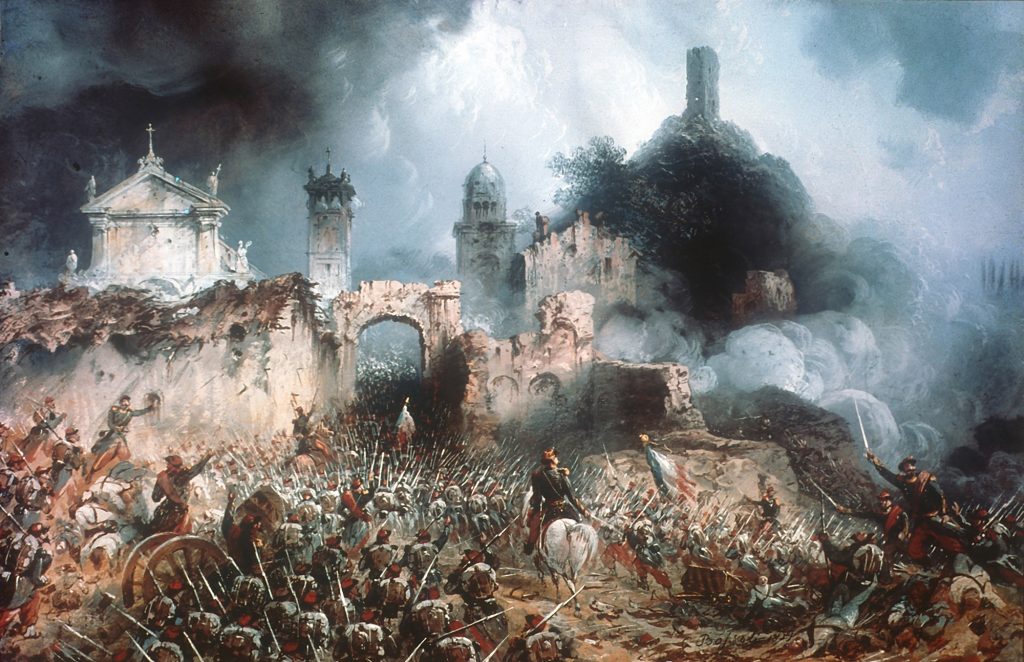 Carlo Bossoli, Battaglia di Solferino