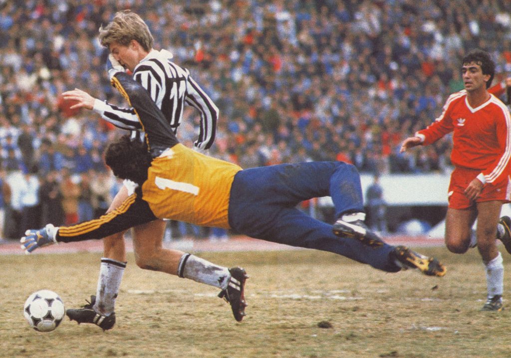 Juventus-Argentinos Jr - Il gol di Laudrup