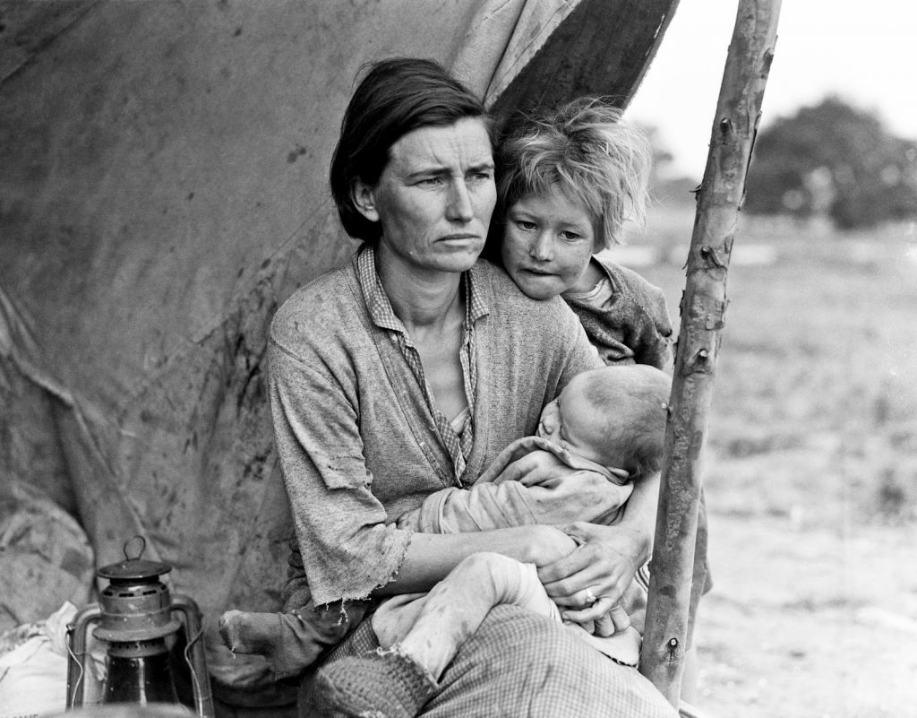 La grande depressione - Foto di Dorothea Lange