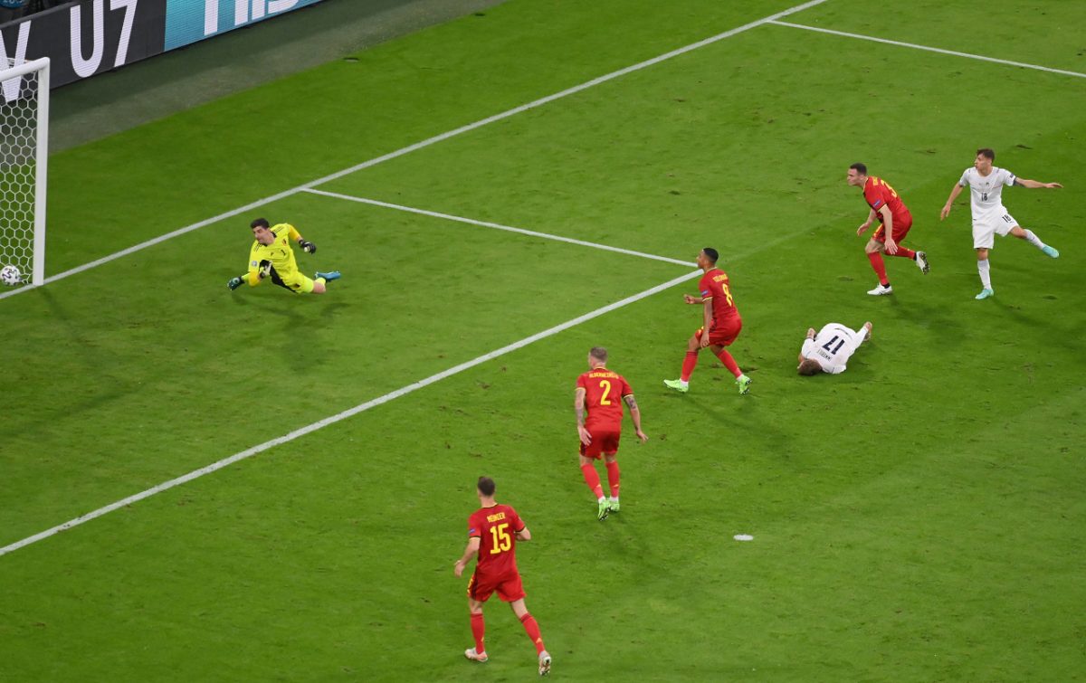 Belgio-Italia 1-2 - 03-07-2021 - Il gol di Barella - 04