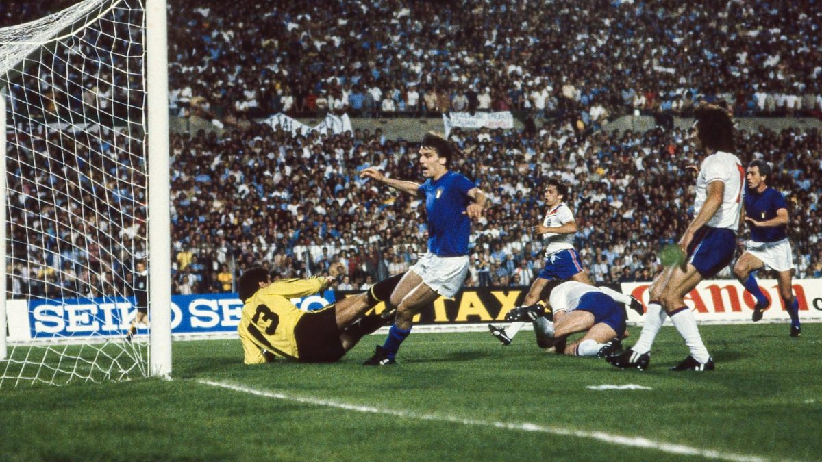 15.06.1980 - Campionati Europei - Italia-Inghilterra 1-0 - Il gol di Tardelli