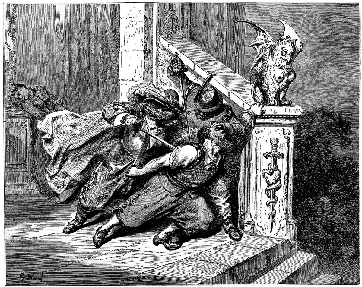 La morte di Barbablù, Illustrazione di Gustave Doré