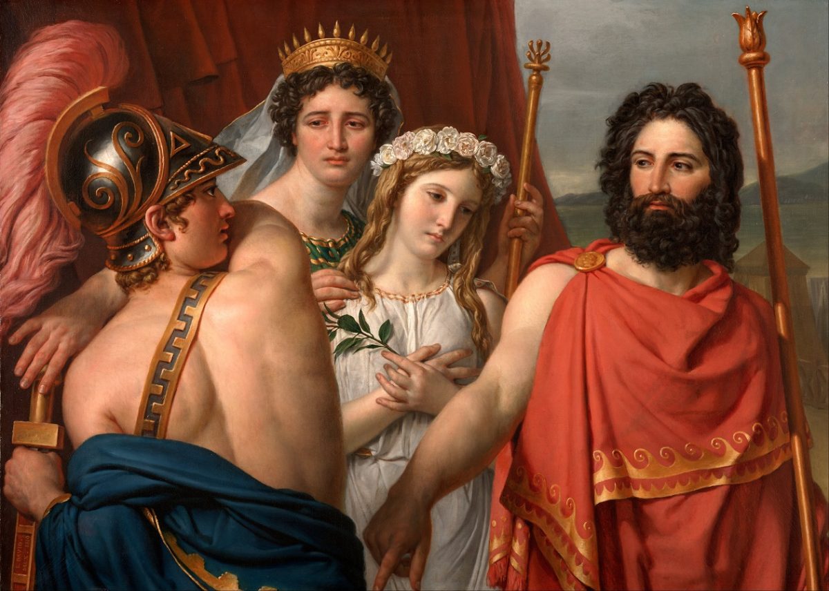 L’ira di Achille di Jacques-Louis David