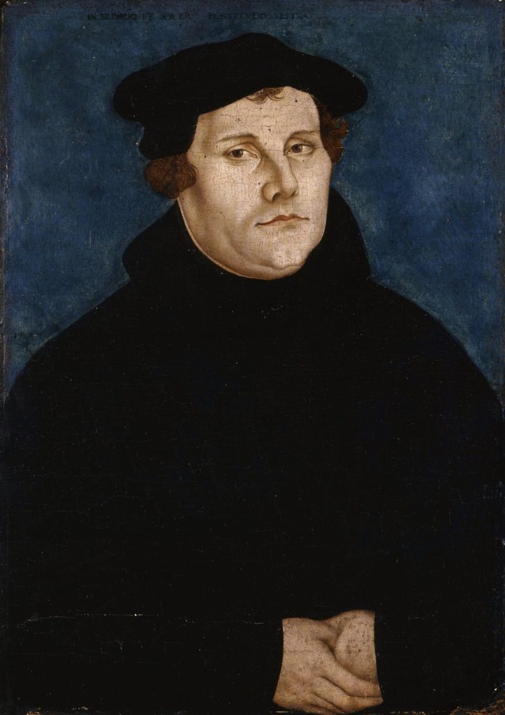Martin Lutero, quadro di Lucas Cranach