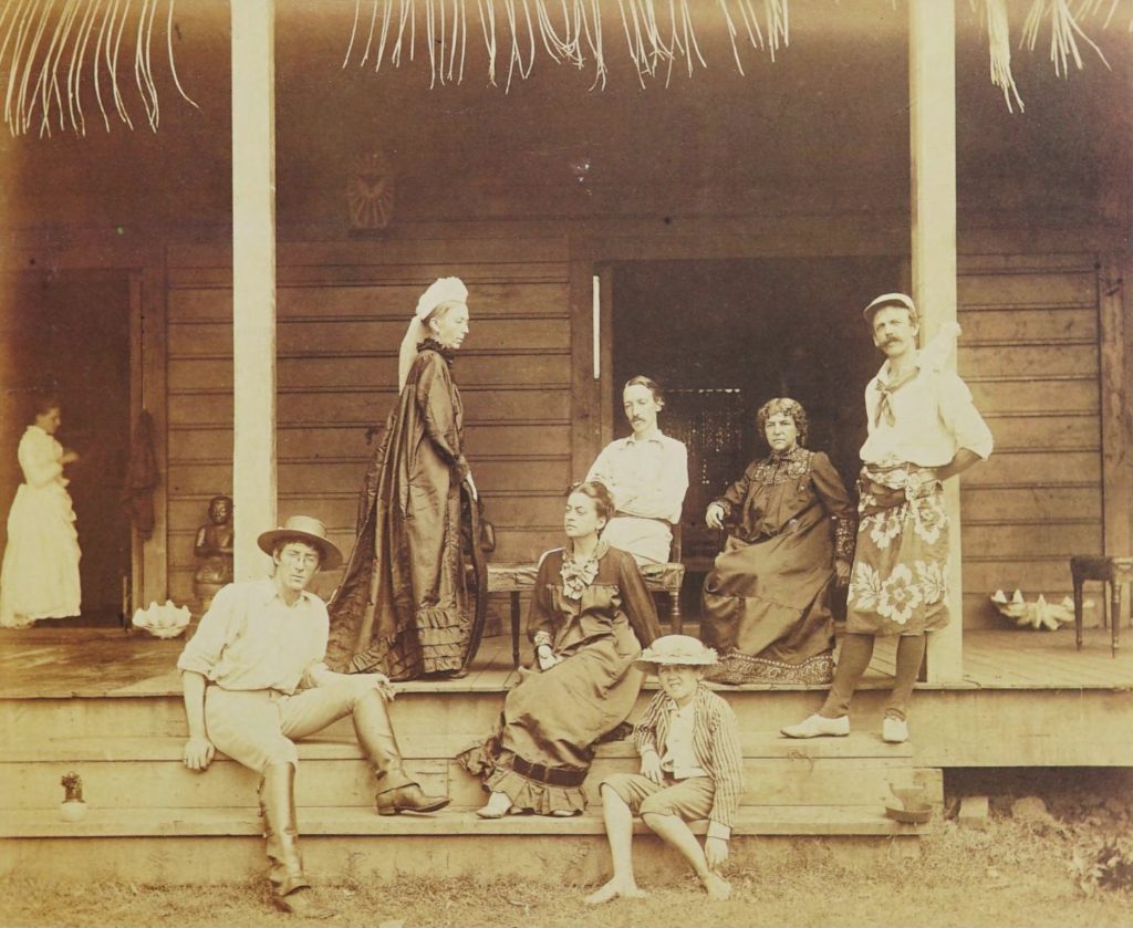 Robert Louis Stevenson and his Family, c. 1891